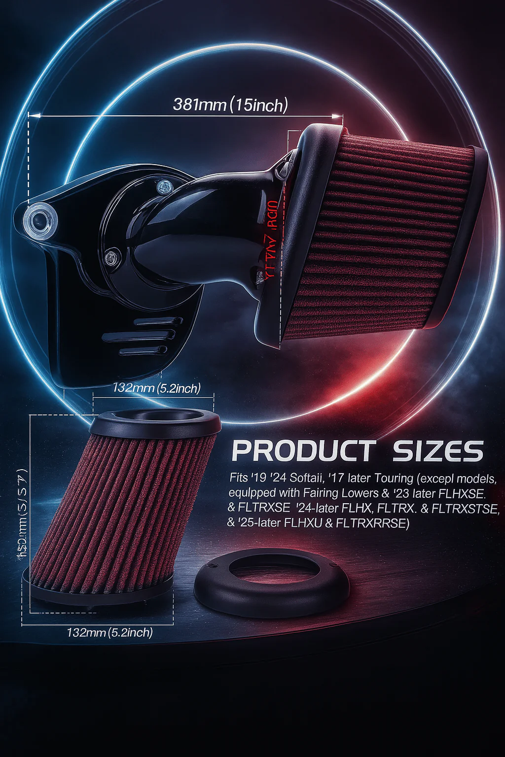 Eagle Lights TORQUE BREATHER Air Cleaner for 2017 to Current Harley-Davidson® Touring and Softail Models - Image 6