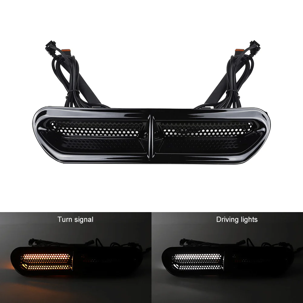 Eagle Lights Batwing LED Vent Insert (DRL / Turn Signal) for Harley Davidson® Motorcycles