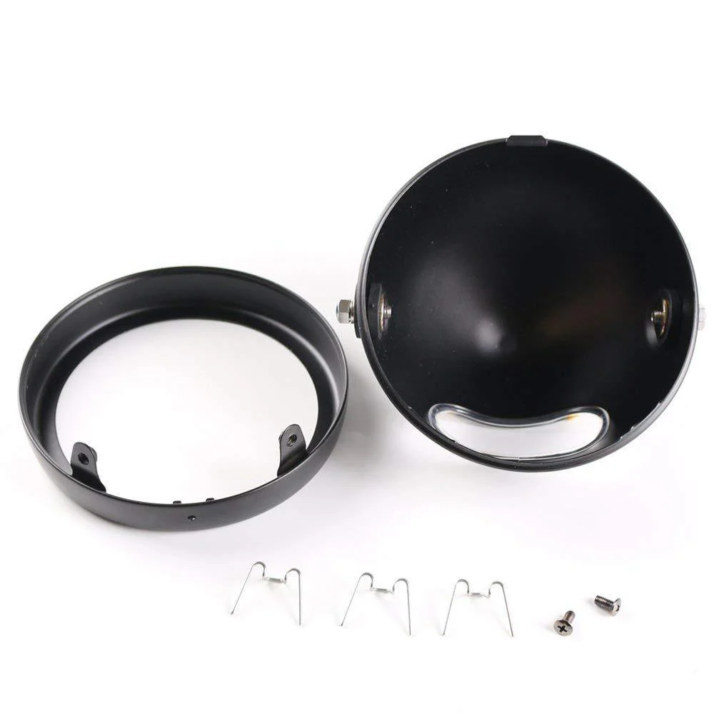 Eagle Lights 5 3/4" Meteor Headlight Bucket Housing for Motorcycles with 32MM to 40MM Fork Tubes - Image 3