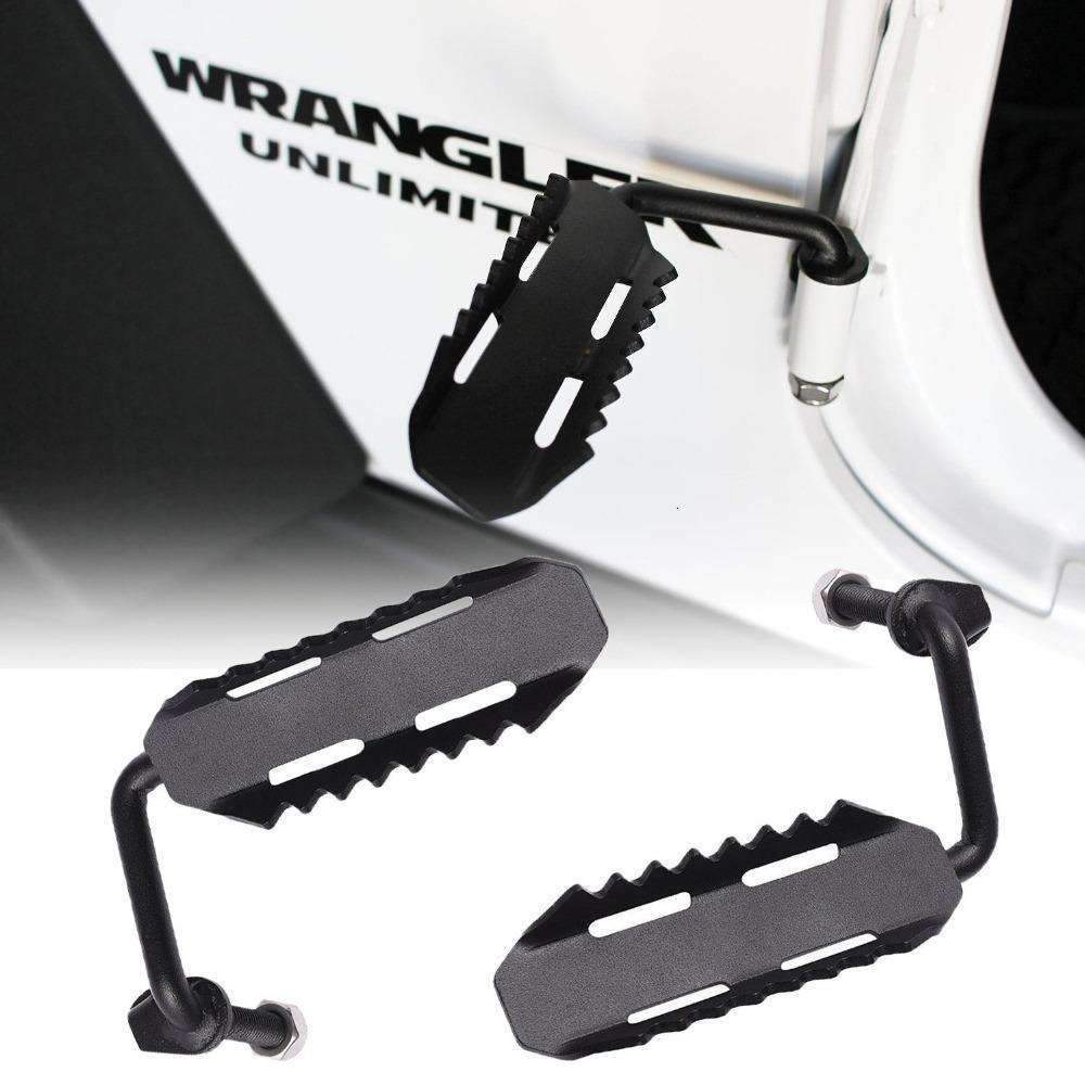 Eagle Lights Black Steel Foot Pegs for 2007-2018 Jeep Wrangler - Image 5