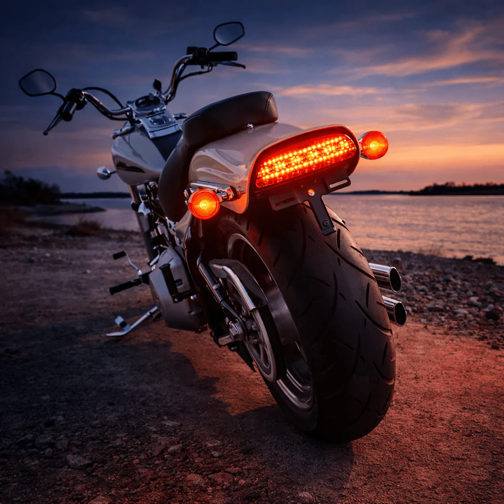 Eagle Lights Bobtail Tri-Bar LED Tail Light For Harley-Davidson® '06 - Current Softail FXST, FXSTB, FXSTC, FXSTS and FLSTSB - Image 4
