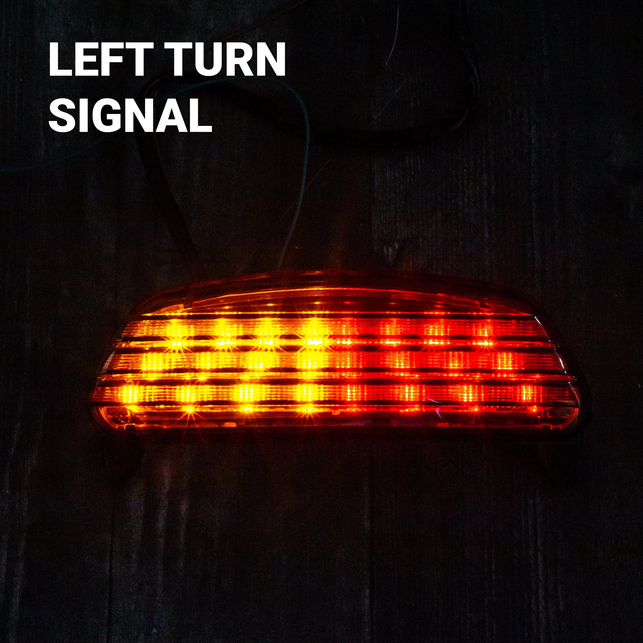 Eagle Lights Bobtail Tri-Bar LED Tail Light with Turn Signals For Harley-Davidson® '06 - Current Softail FXST, FXSTB, FXSTC, FXSTS and FLSTSB - Image 4