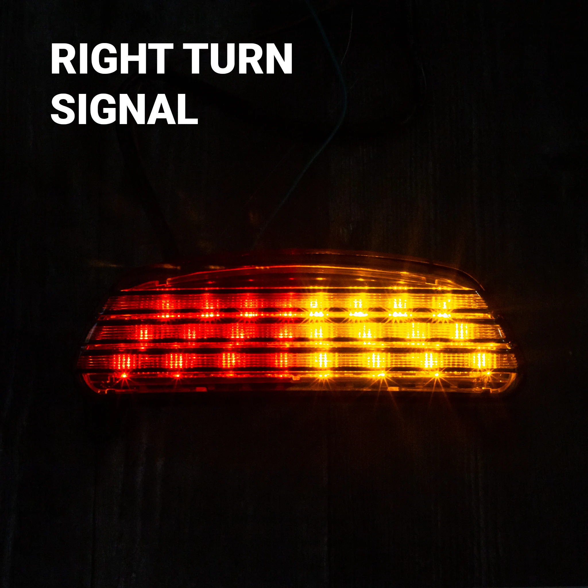 Eagle Lights Bobtail Tri-Bar LED Tail Light with Turn Signals For Harley-Davidson® '06 - Current Softail FXST, FXSTB, FXSTC, FXSTS and FLSTSB - Image 5