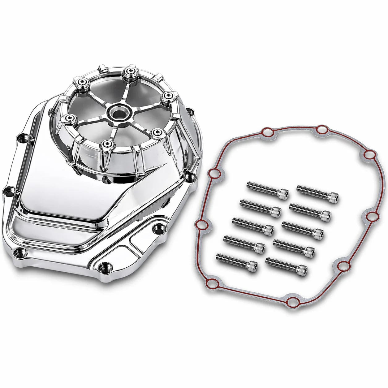 Eagle Lights SIGHTLINE™ Windowed Cam Cover for Milwaukee-Eight® | Billet Aluminum Timing Cover Upgrade for 2017-2026 Harley-Davidson® M8 Models - Image 4