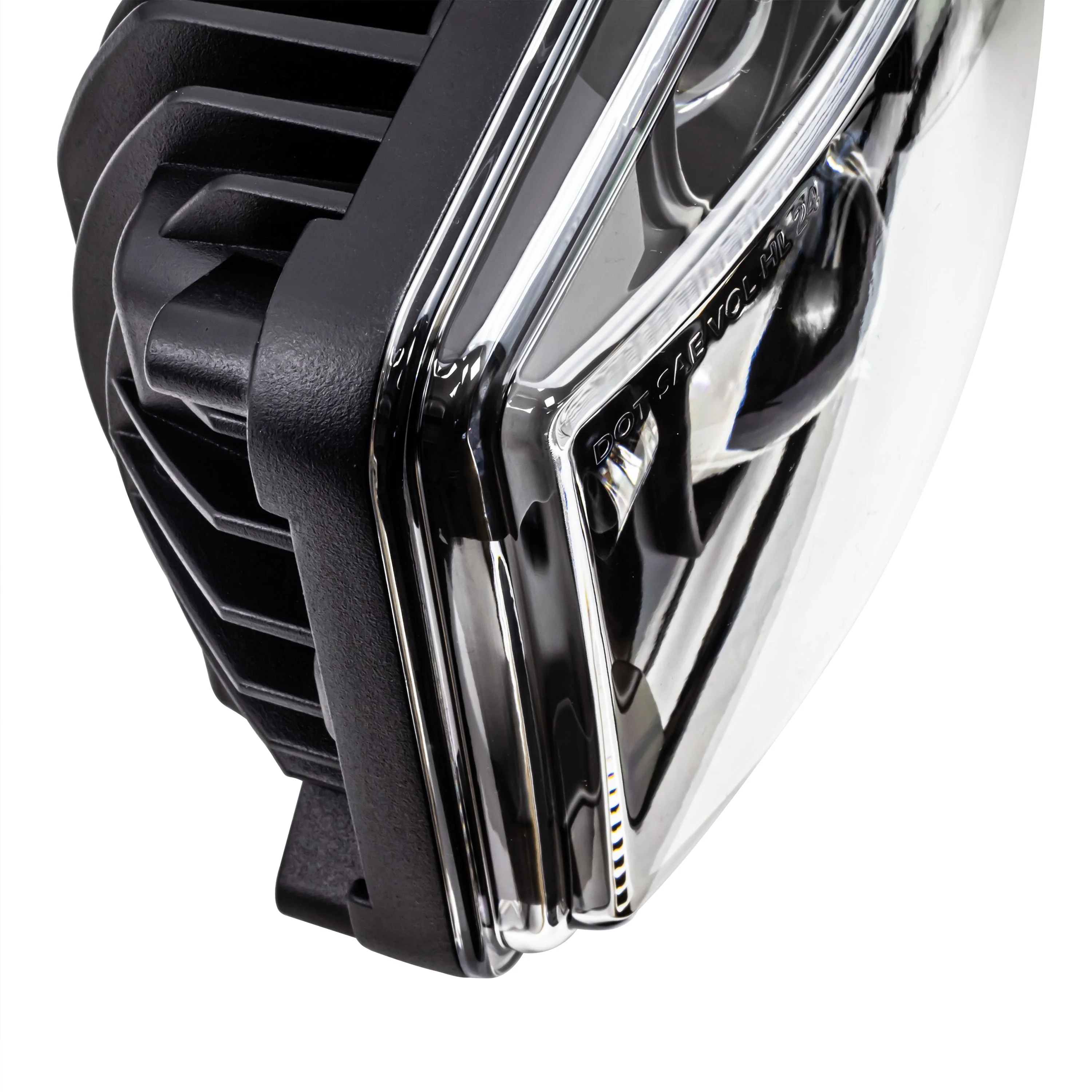 Eagle Lights Chrome 4 x 6 Chrome LED Headlights - Four Pack (Two High Beam / Two Low Beam) - Image 4