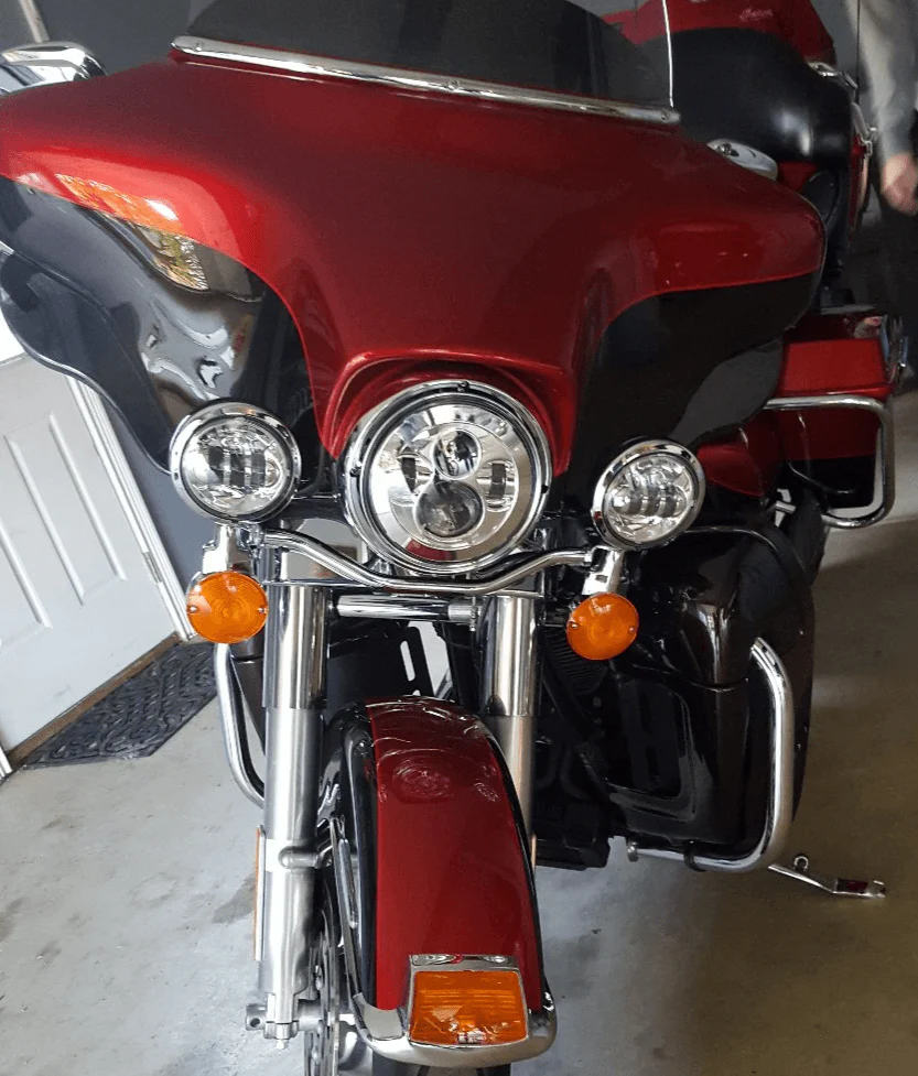 Eagle Lights 7" Round LED Headlight kit for Street Glide, Electra Glide and Harley-Davidson® Models with Radios - Image 5
