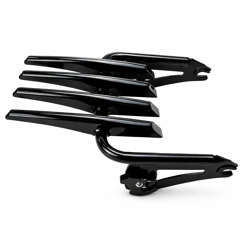 Eagle Lights Detachable Stealth Luggage Rack –  Touring Cargo Rack for Harley Touring Models