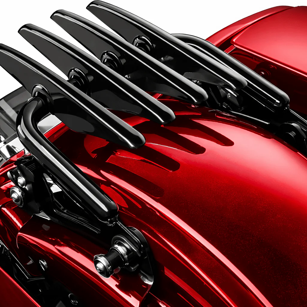 Eagle Lights Detachable Stealth Luggage Rack –  Touring Cargo Rack for Harley Touring Models - Image 2