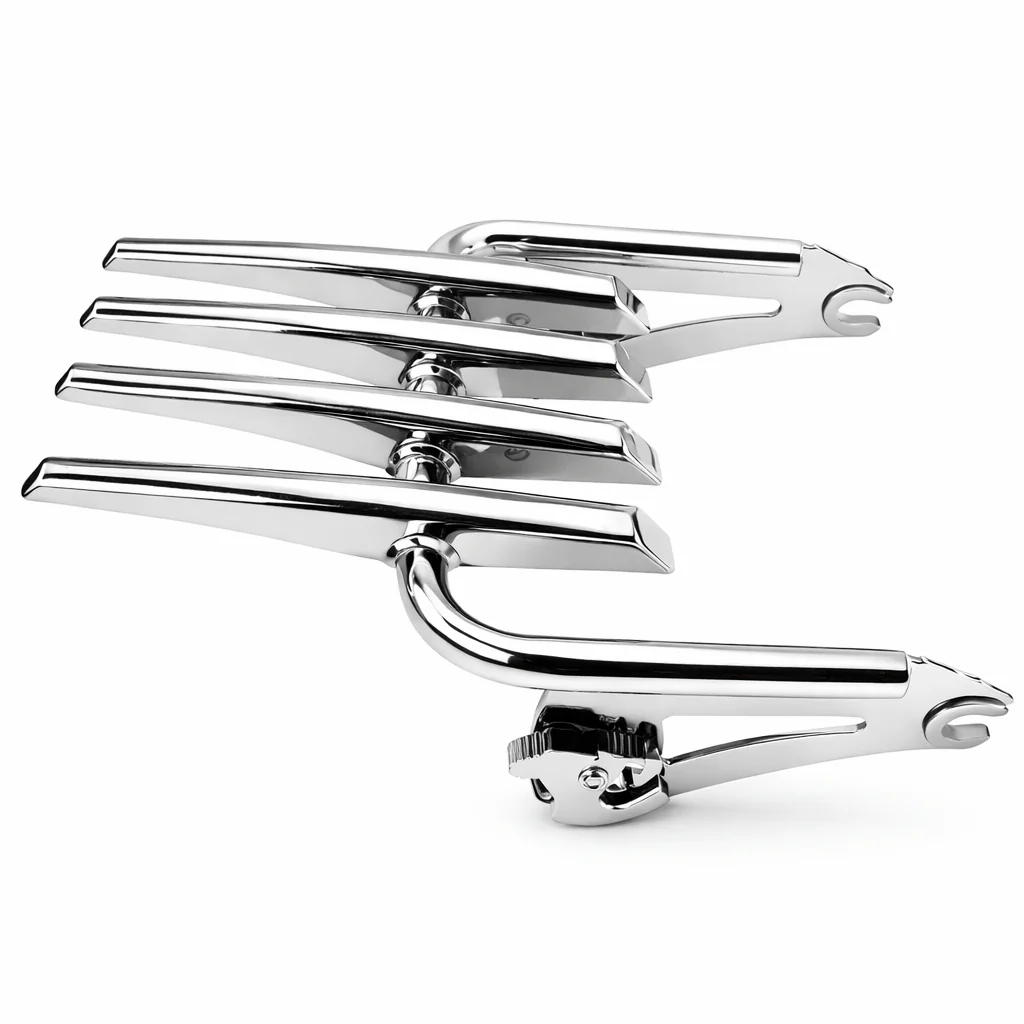 Eagle Lights Detachable Stealth Luggage Rack –  Touring Cargo Rack for Harley Touring Models - Image 6