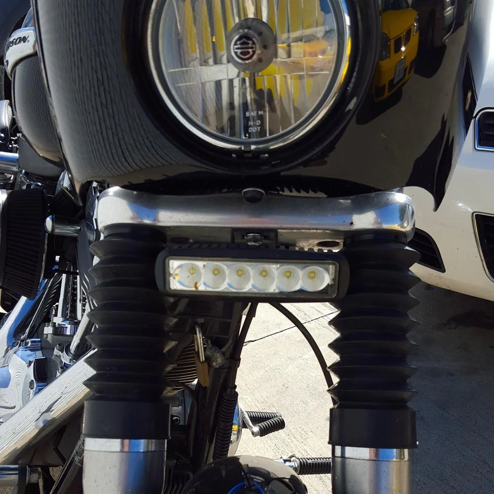 Eagle Lights Elite Series 6" LED Light Bar for Harley-Davidson® Softail and Dyna Models - 2500Lm, Flood Pattern - Image 5