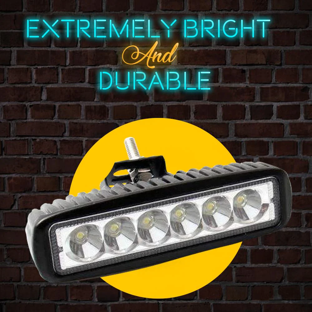 Eagle Lights Elite Series 6" LED Light Bar for Harley-Davidson® Softail and Dyna Models - 2500Lm, Flood Pattern - Image 6