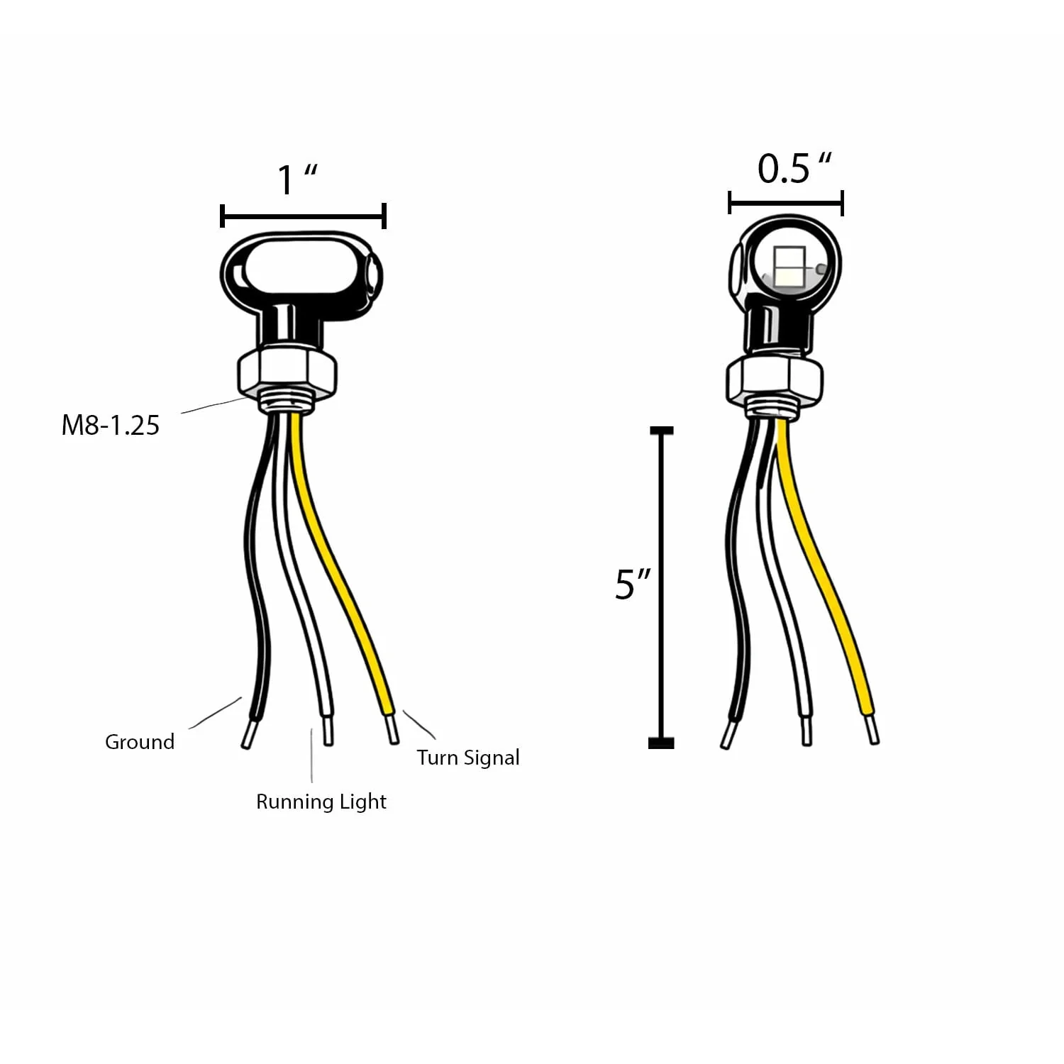 Eagle Lights Elite Series Mini Bullet Complete LED Signal Kit w/ Run, Turn & Brake - Image 9