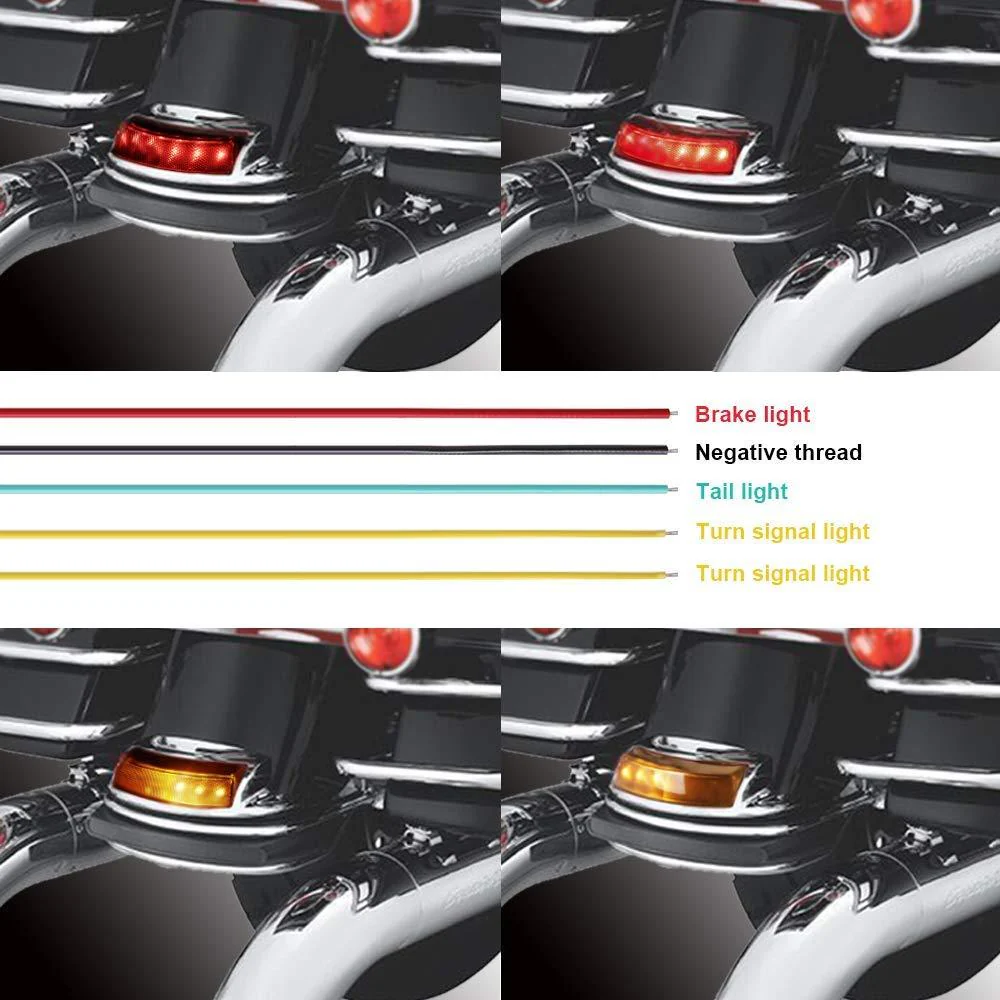 Eagle Lights LED Rear Fender Tip Upgrade Kit for 2009 and Newer Harley Davidson Electra Glide, Ultra Limited, Road Glide Models - Image 5