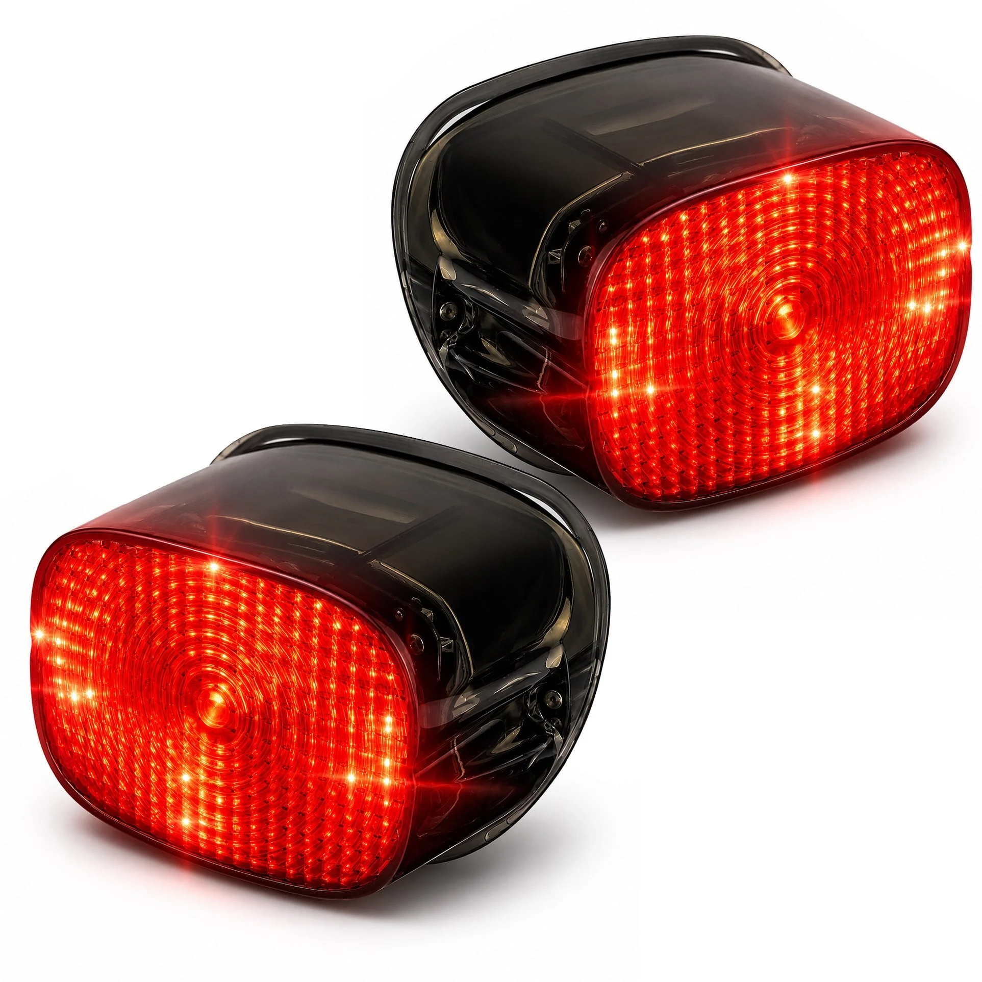 Eagle Lights Flashing Strobe LED Squareback Tail Brake Light Kit for Harley-Davidson® Tri Glide Models - Image 3