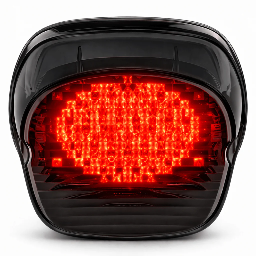 Eagle Lights Flashing Strobe Layback LED Tail Brake Light Kit for Harley-Davidson® - No Window - Image 9