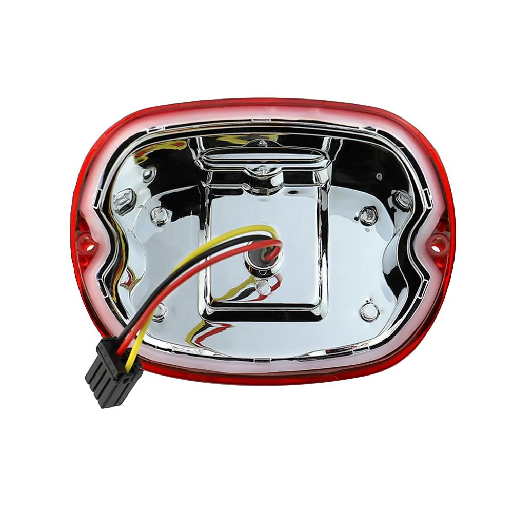 Eagle Lights Flashing Strobe Squareback LED Tail Brake Light Kit for Harley-Davidson® - No Window - Image 12