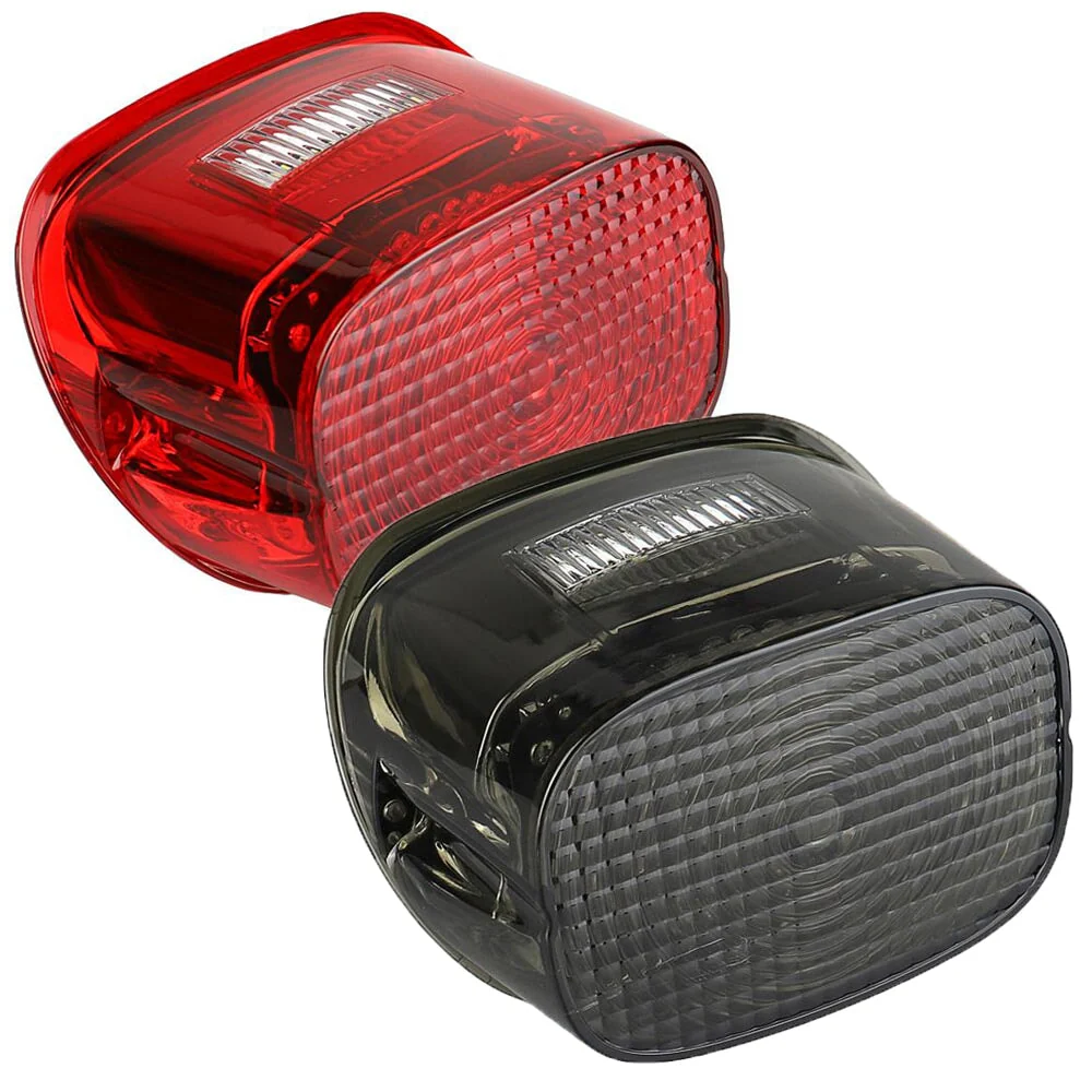 Eagle Lights Flashing Strobe Squareback LED Tail Brake Light Kit for Harley-Davidson® - with Plate Window - Image 12