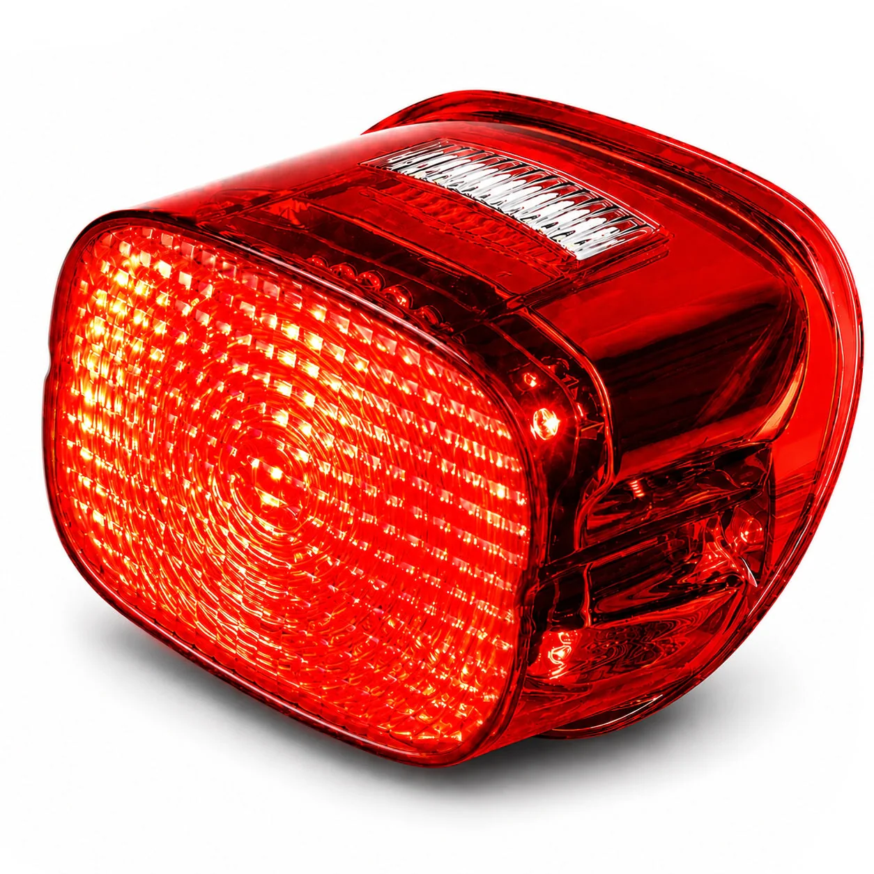 Eagle Lights Flashing Strobe Squareback LED Tail Brake Light Kit for Harley-Davidson® - with Plate Window - Image 4