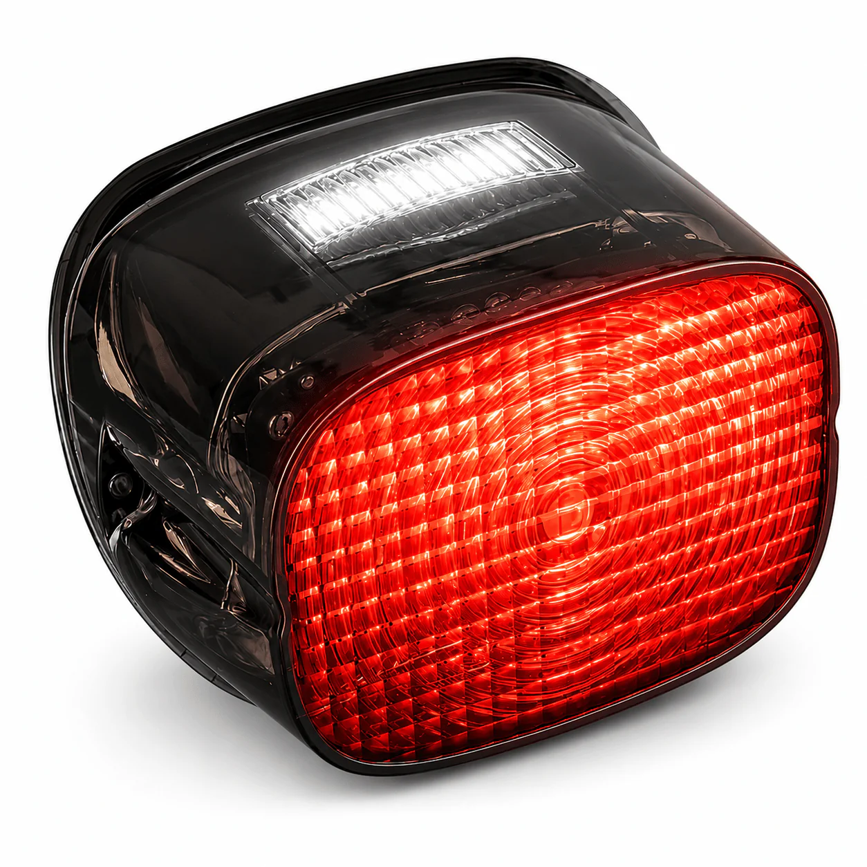 Eagle Lights Flashing Strobe Squareback LED Tail Brake Light Kit for Harley-Davidson® - with Plate Window - Image 5