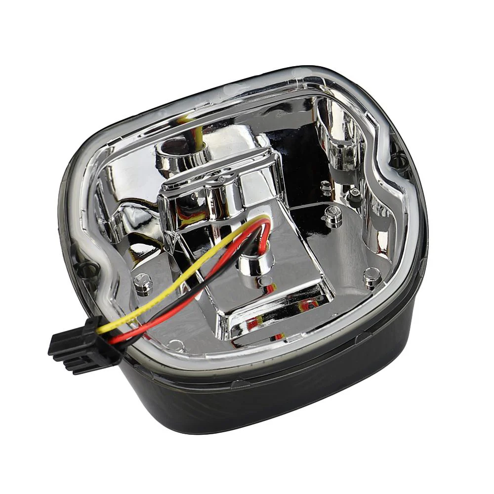 Eagle Lights Flashing Strobe Squareback LED Tail Brake Light Kit for Harley-Davidson® - with Plate Window - Image 6