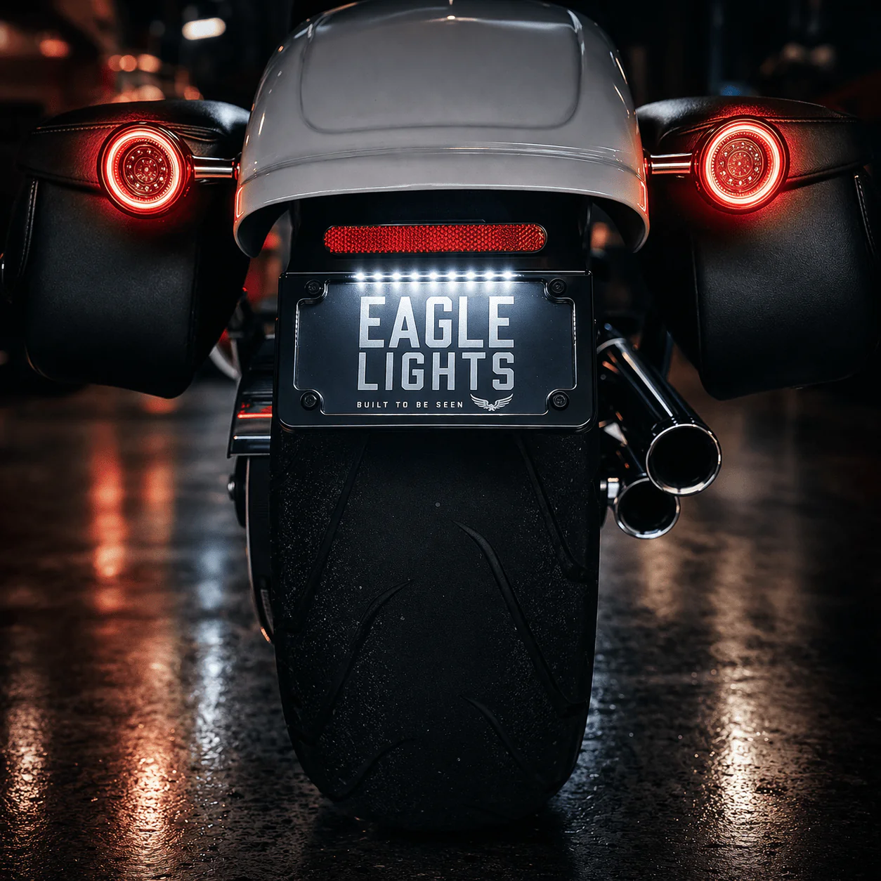 Eagle Lights Flat LED License Plate Light for Harley-Davidson® Motorcycles - Image 3