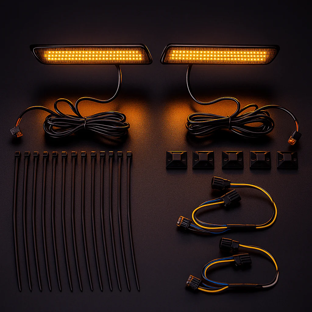 Eagle Lights Fork Reflector Insert LED Running Lights and Turn Signals for 2014 - 2025 Harley-Davidson® Touring Models - Image 2