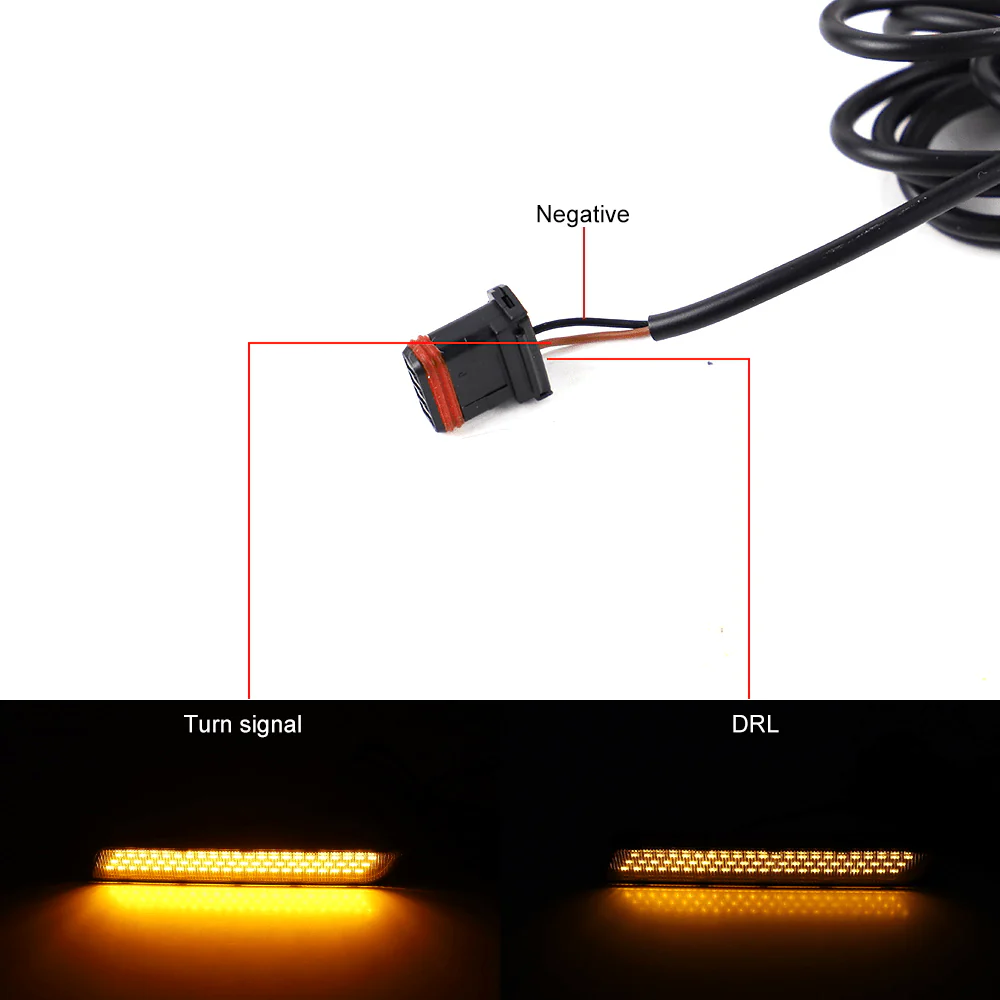 Eagle Lights Fork Reflector Insert LED Running Lights and Turn Signals for Harley-Davidson® Low Rider ST Models - Image 11