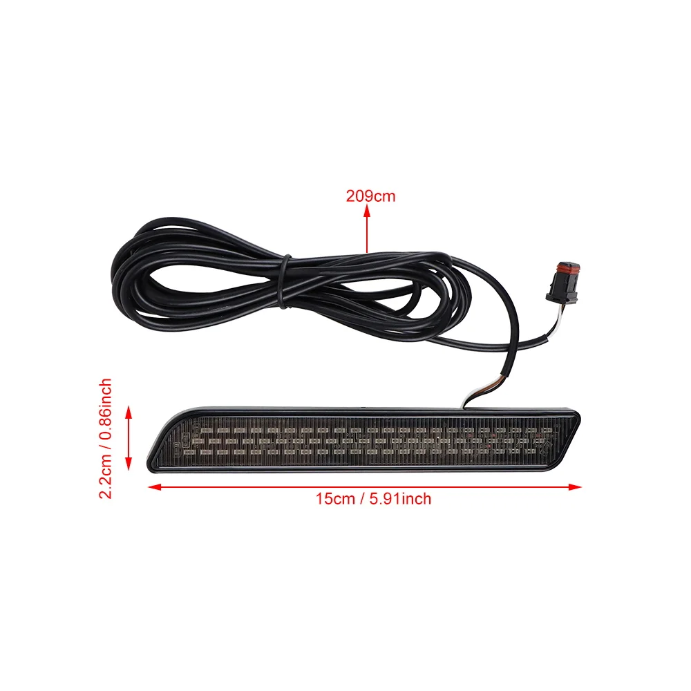 Eagle Lights Fork Reflector Insert LED Running Lights and Turn Signals for Harley-Davidson® Low Rider ST Models - Image 7