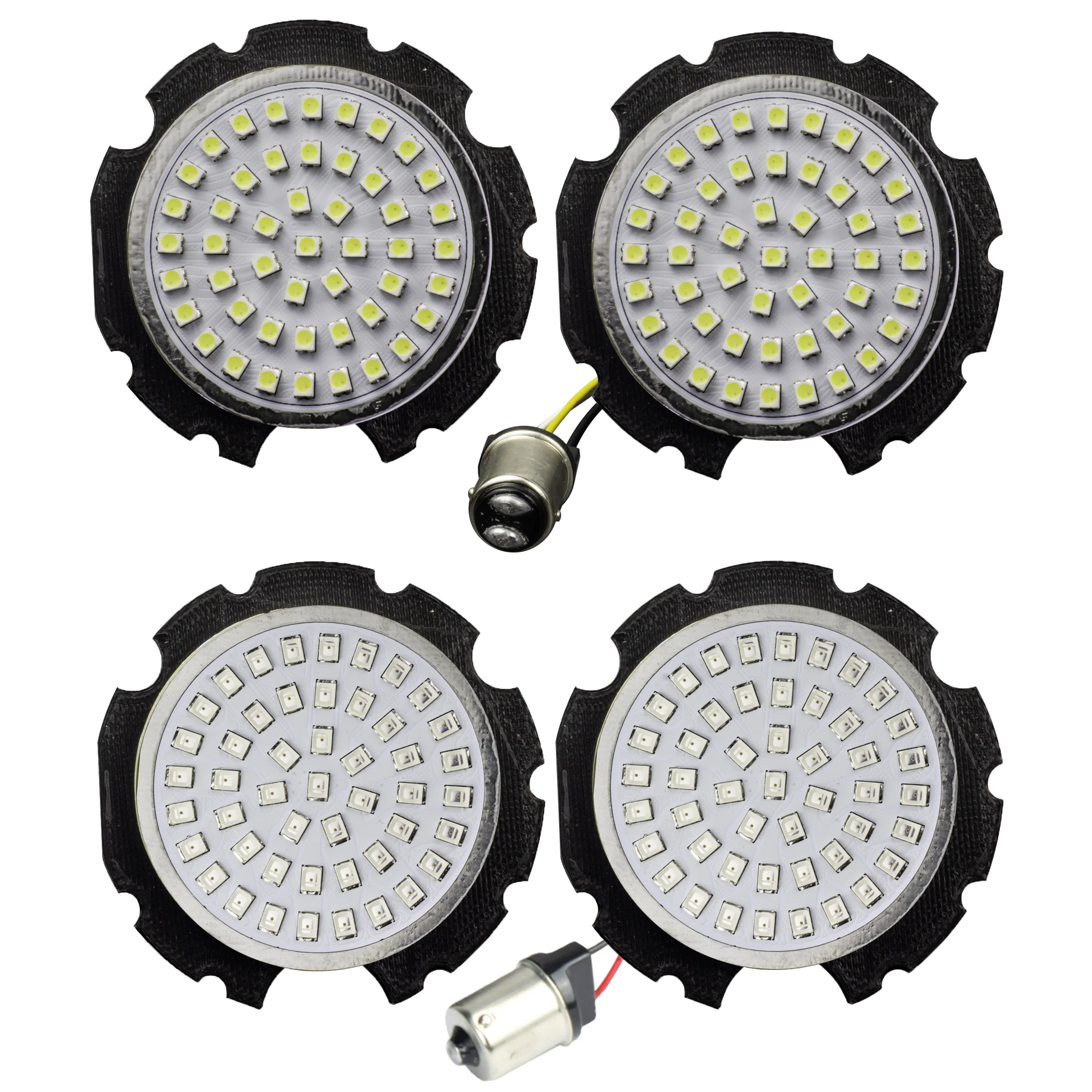 Eagle Lights Generation II Front and Rear LED Turn Signals Kit for Honda VTX - Front 1157 / Rear 1156 / Rear LEDs Amber - Image 9