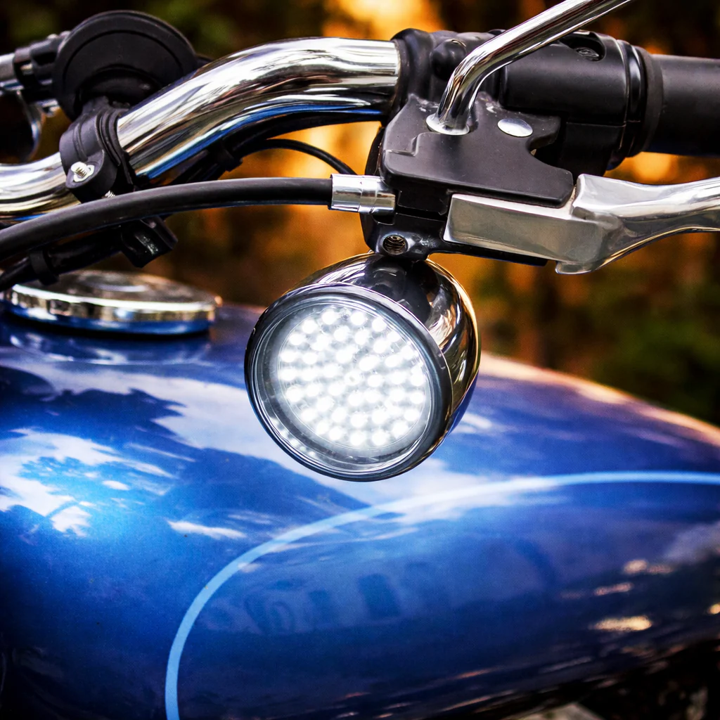 Eagle Lights Midnight Edition 2" Front LED Turn Signals for Harley-Davidson® Motorcycles - Image 6