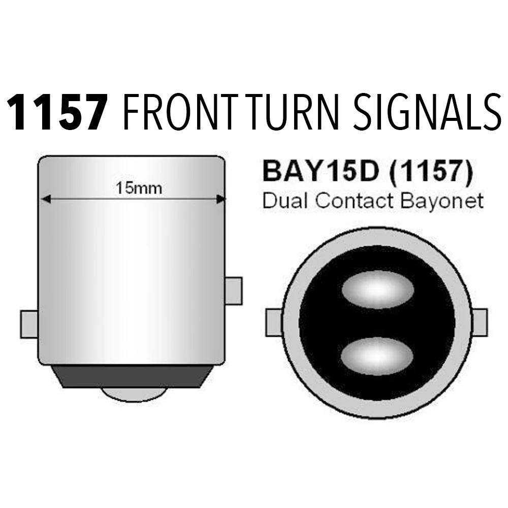 Eagle Lights Midnight Edition 2" Front LED Turn Signals for Harley-Davidson® Motorcycles - Image 9