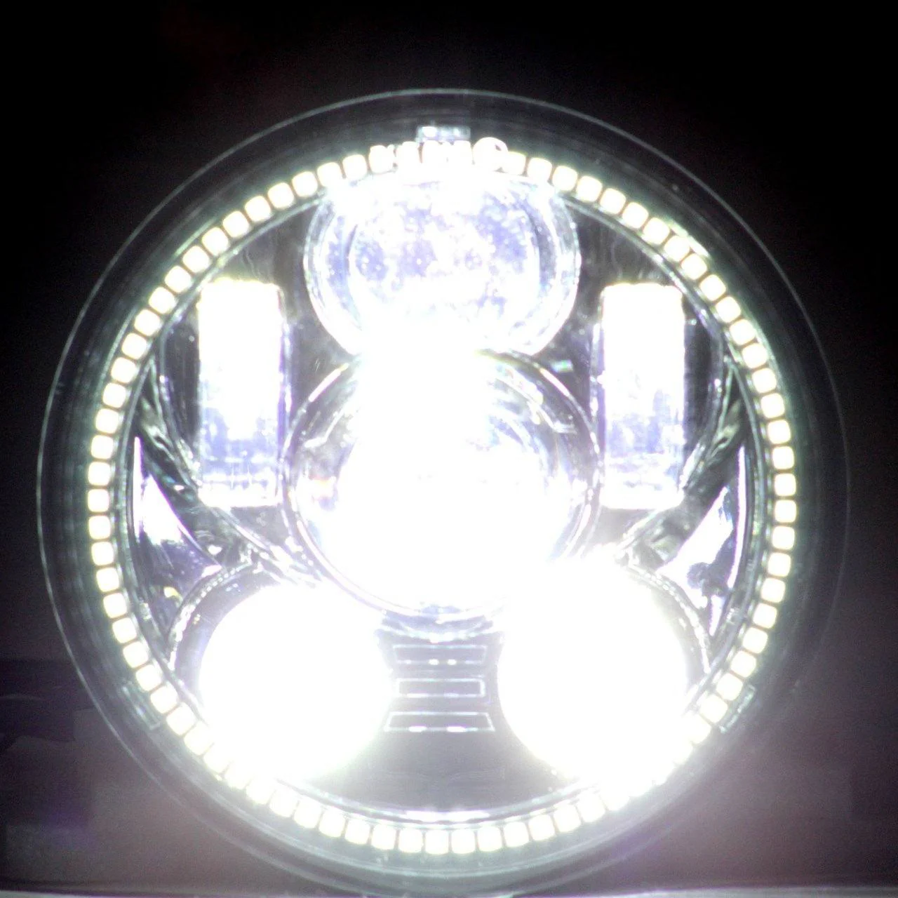 Eagle Lights Generation III LED Headlight with Halo Ring For Honda VTX 1300 and 1800 - Includes VTX Bracket and Hardware - Image 10