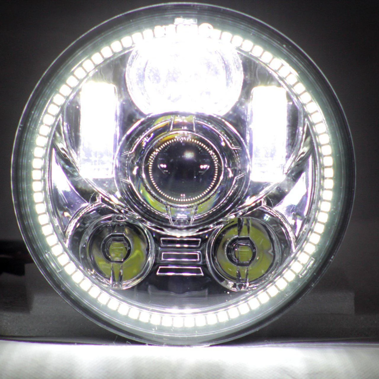 Eagle Lights Generation III LED Headlight with Halo Ring For Honda VTX 1300 and 1800 - Includes VTX Bracket and Hardware - Image 11