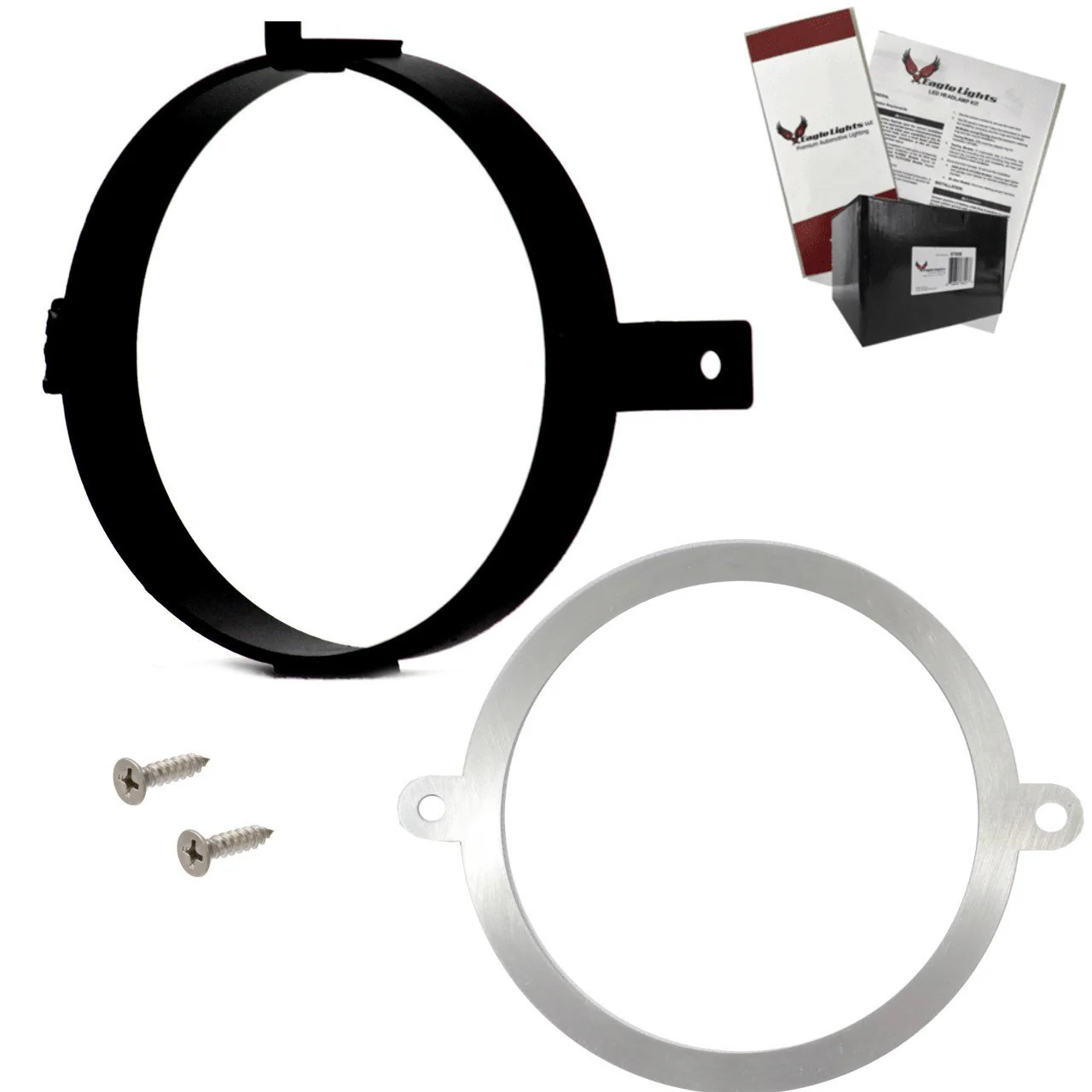 Eagle Lights Generation III LED Headlight with Halo Ring For Honda VTX 1300 and 1800 - Includes VTX Bracket and Hardware - Image 14