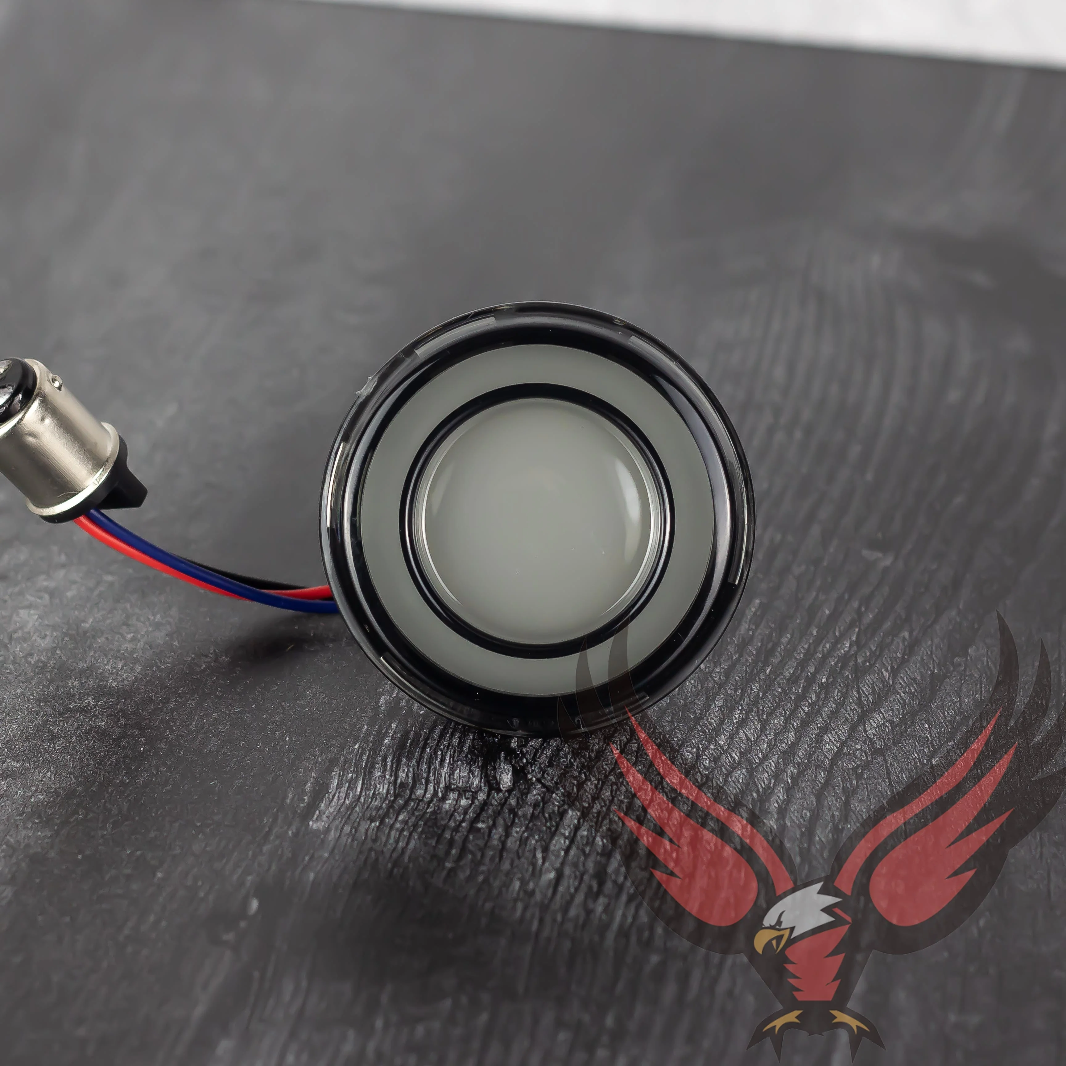 Eagle Lights HALOS 2" Front and Rear LED Turn Signals for Harley-Davidson® Motorcycles - Front (1157) / Rear (1157) - Image 11