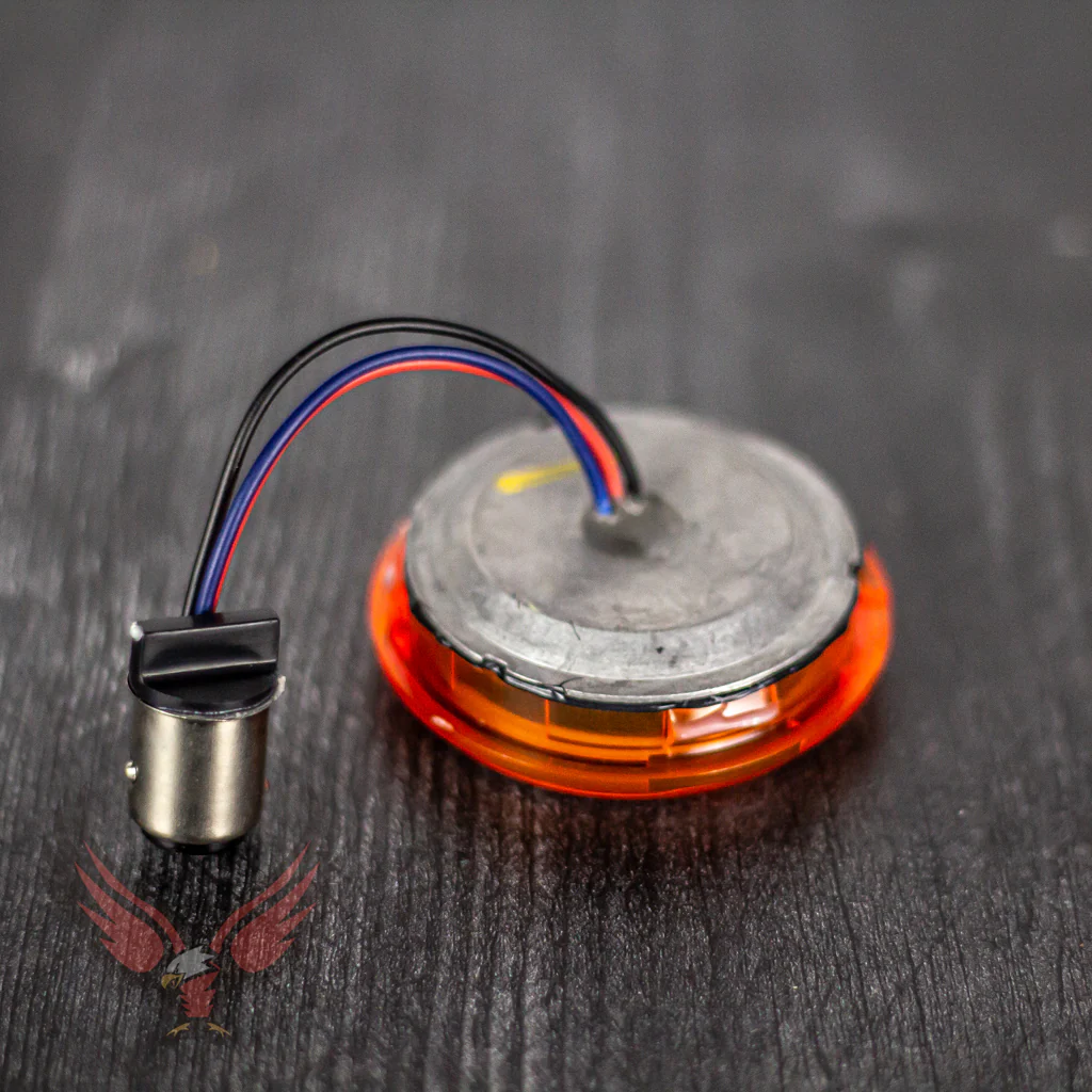 Eagle Lights HALOS 2" Front LED Turn Signals for Harley-Davidson® Motorcycles with Amber Running Light - Image 10