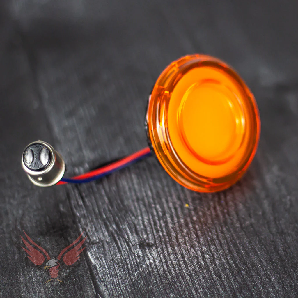 Eagle Lights HALOS 2" Front LED Turn Signals for Harley-Davidson® Motorcycles with Amber Running Light - Image 7