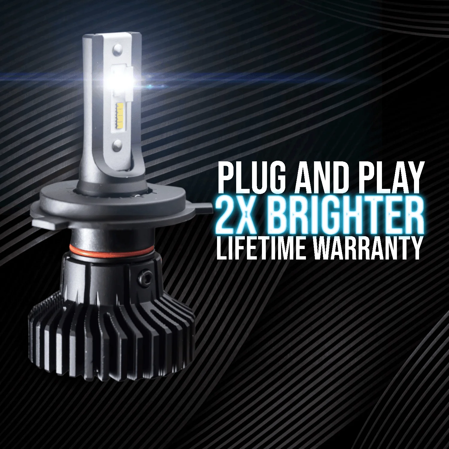 Eagle Lights Infinity Beam H7 LED Headlight Bulb for Buell Motorcycles - Image 4