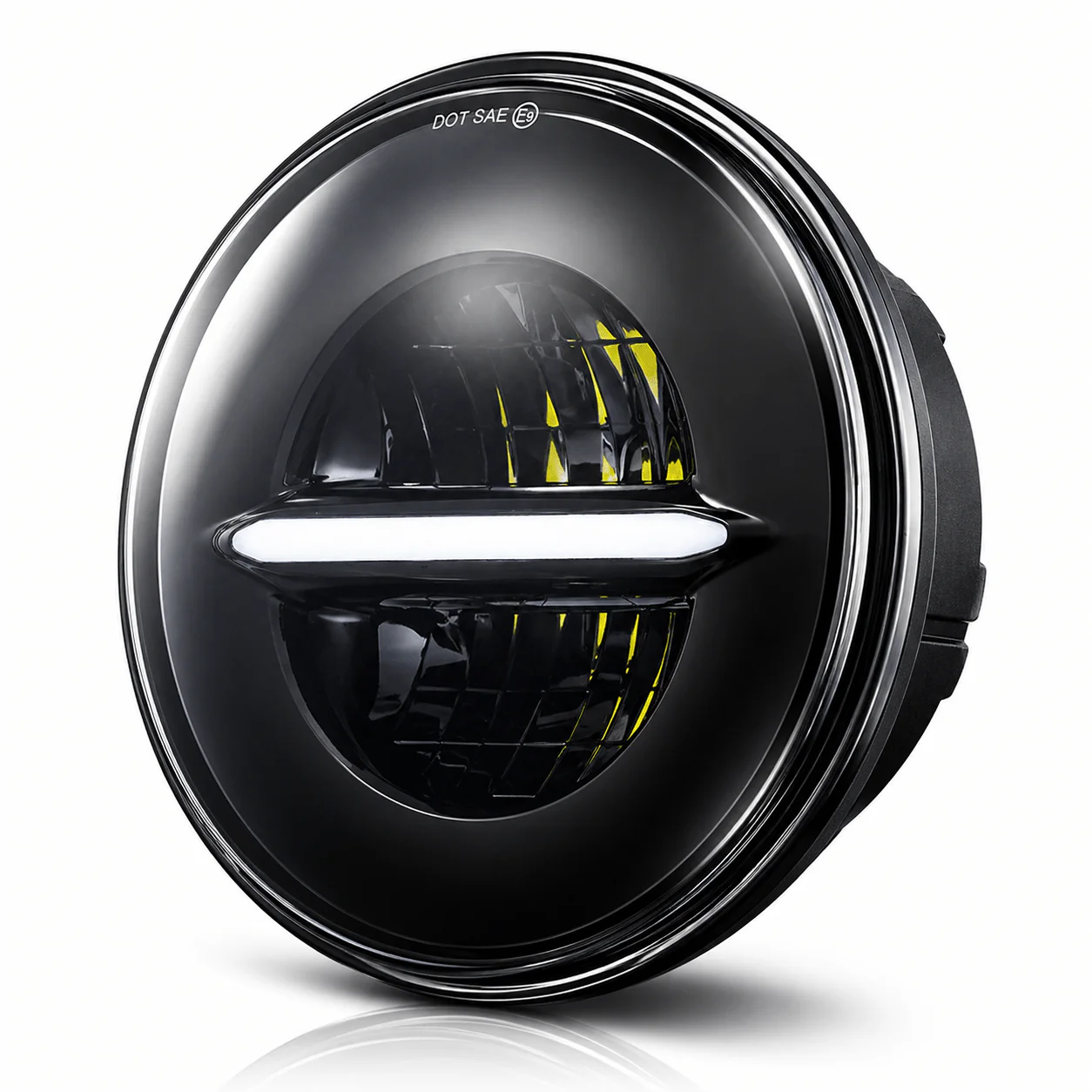 Eagle Lights Infinity Beam Series 7" Round LED Headlight for Harley-Davidson® and Indian® Motorcycles - Image 7
