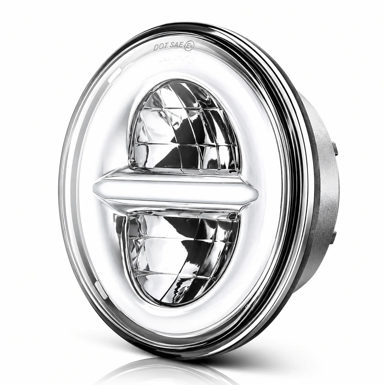 Eagle Lights Infinity Beam Series 5-3/4" Round LED Headlight for Harley-Davidson® and Indian® Motorcycles - Image 8