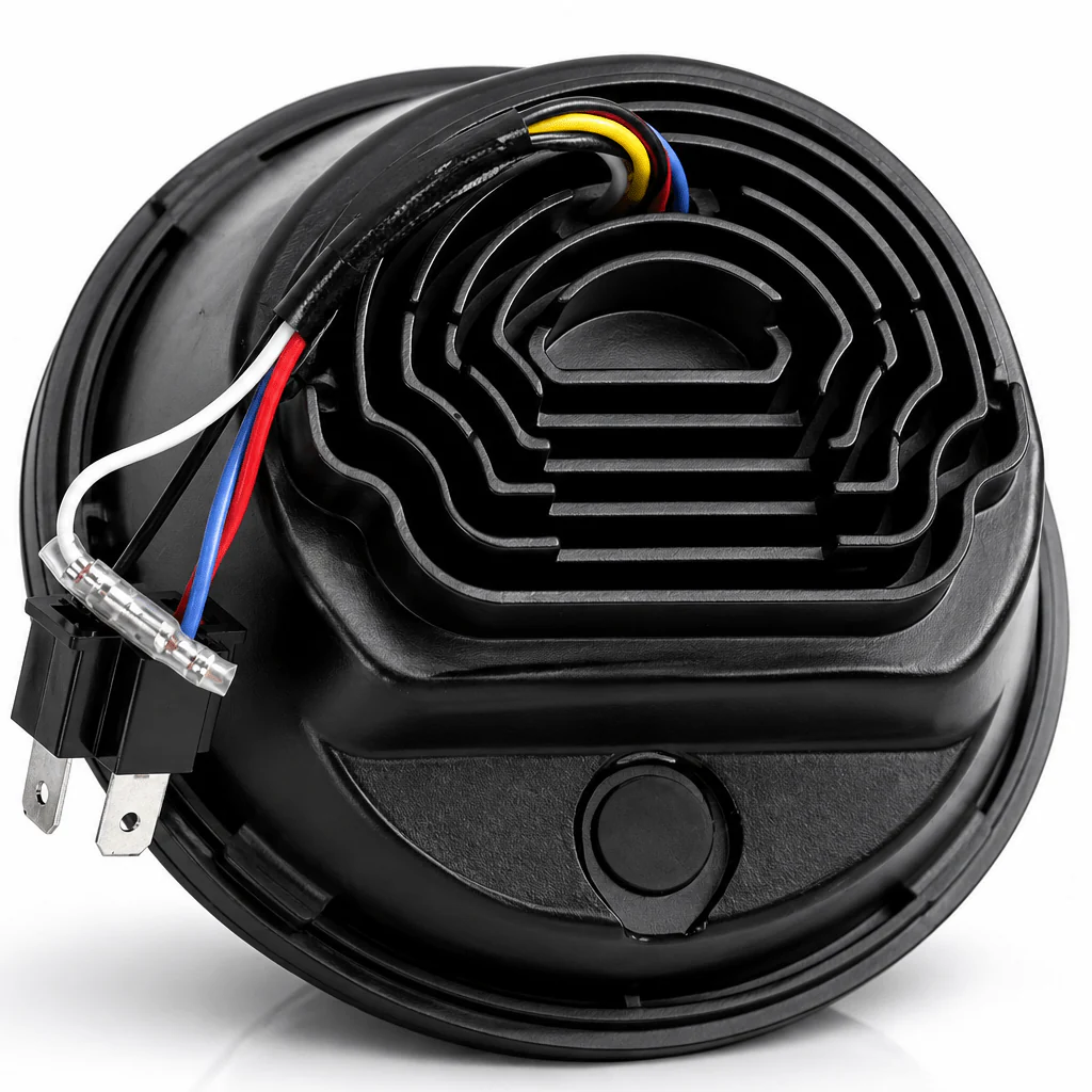 Eagle Lights Infinity Beam Series 7" Round LED Headlight for Harley-Davidson® and Indian® Motorcycles - Image 10