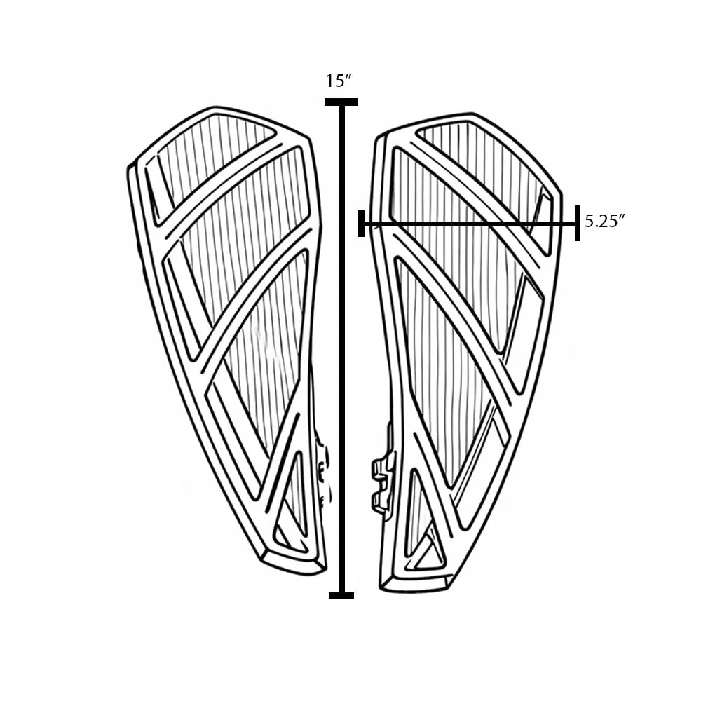 Eagle Lights IRONGRIP Driver Floorboards for 1986 - 2026 Harley-Davidson® Touring & Softail Models - Image 4
