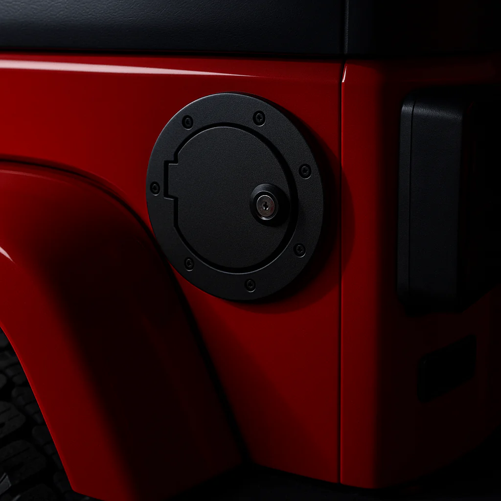 Eagle Lights Jeep Locking Fuel Door - Fits 07 - 18 Jeep Wrangler - Image 2