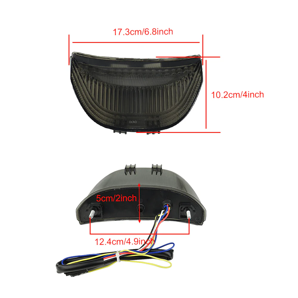 Eagle Lights® Smoked LED Tail Light w/ Integrated Turn Signals – Fits Honda CBR600RR (2003–2006) & CBR1000RR (2004–2007) - Image 4