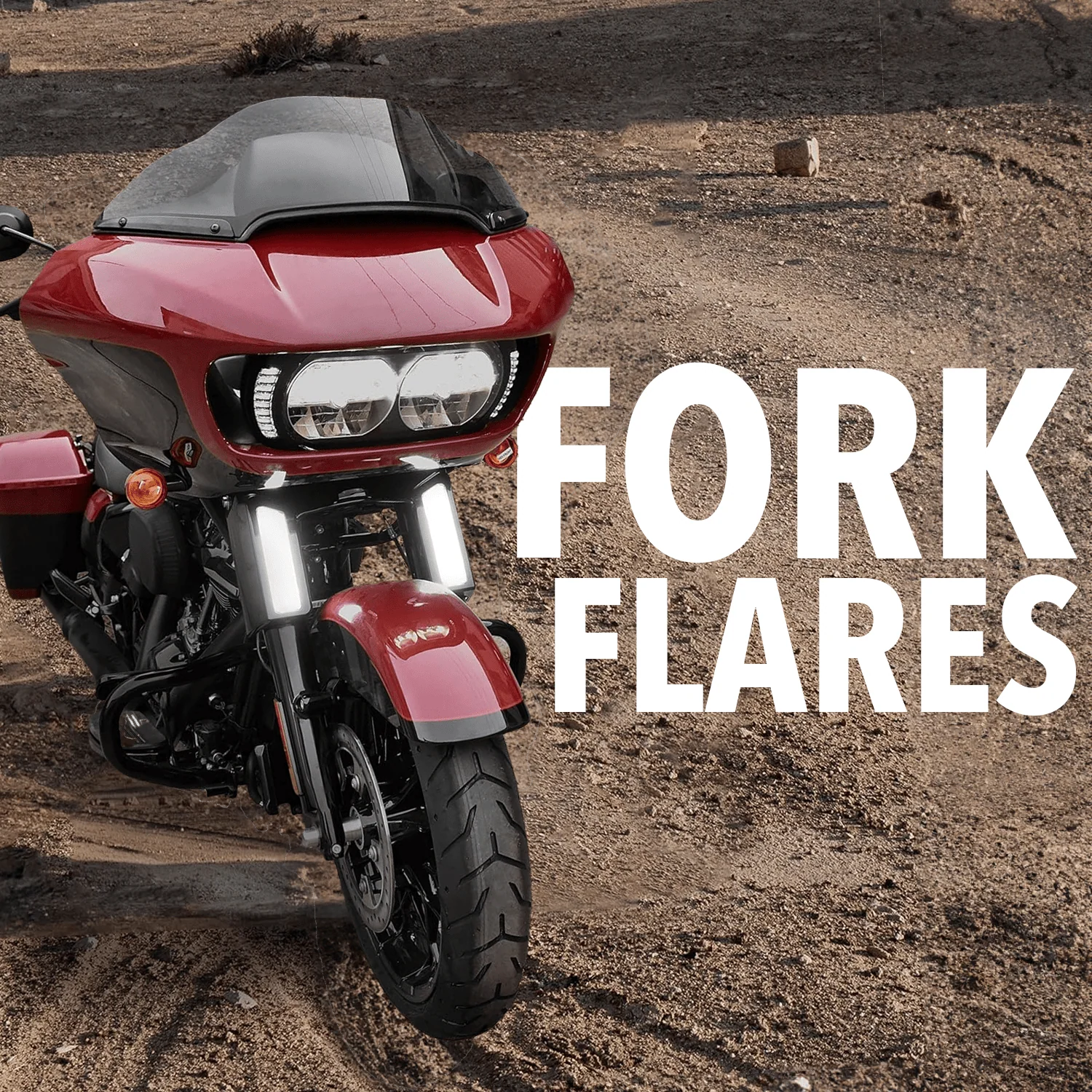 Eagle Lights LED FORKFLARES™ Light Cover for 2015 to Current Harley-Davidson® Road Glide Models