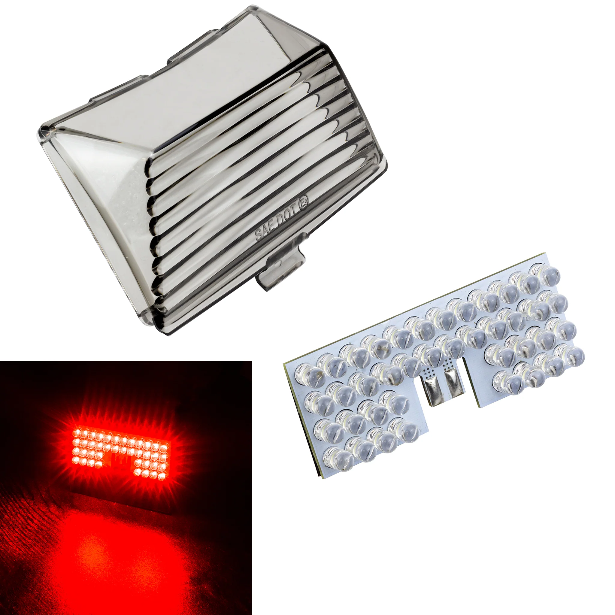 Eagle Lights LED Front and Rear Fender Tip Lights with Smoked Lenses for Harley-Davidson® Motorcycles - Image 12
