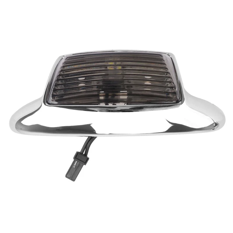 Eagle Lights LED Front Fender Tip Light and Chrome Housing with Smoked Lens for Harley Davidson® Motorcycles - Image 3