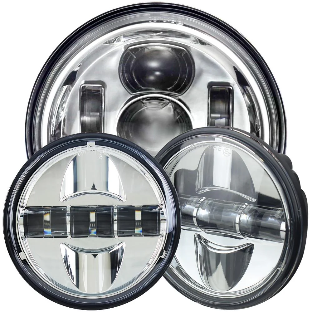 Eagle Lights LED Headlight and Spot Light Upgrade for Indian® Chieftain, Chief Vintage, Springfield, Chieftain Classic, Roadmaster - Image 2