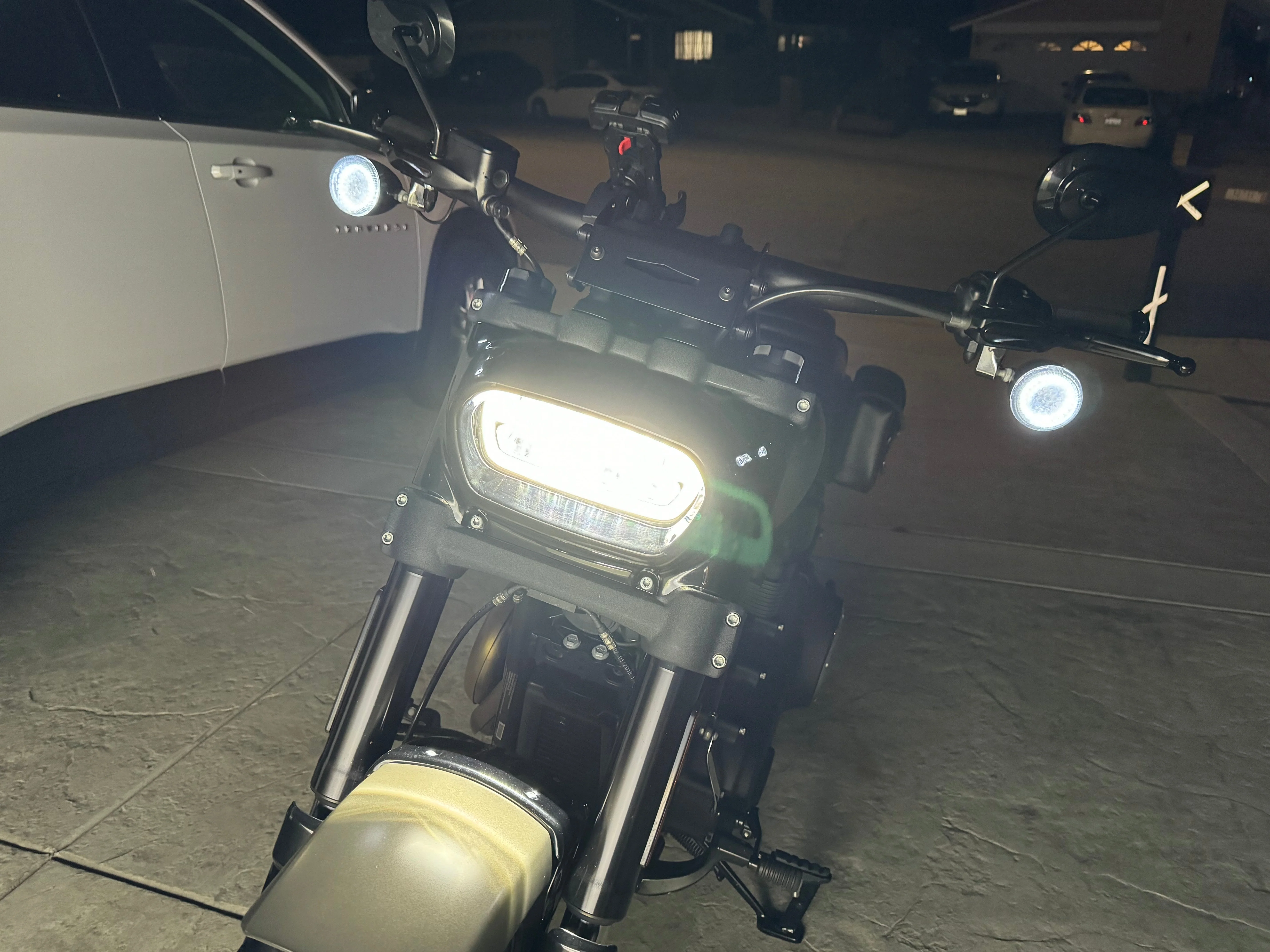 Eagle Lights BRITE AF LED Headlight for 2008 - 2023 Harley-Davidson® Fat Bob Models - Image 4