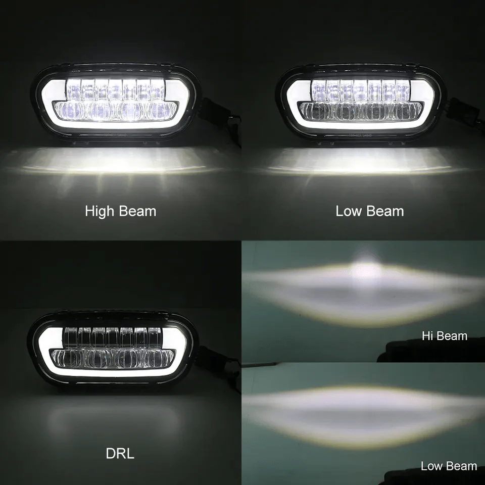 Eagle Lights BRITE AF LED Headlight for 2008 - 2023 Harley-Davidson® Fat Bob Models - Image 9